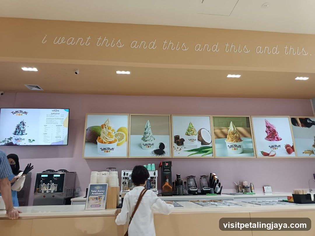 Tutti Frutti Soft Serve Counter
