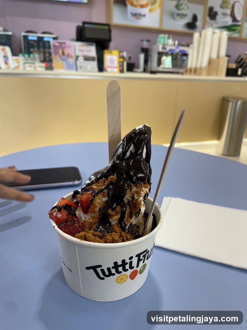 Tutti Frutti Frozen Yogurt