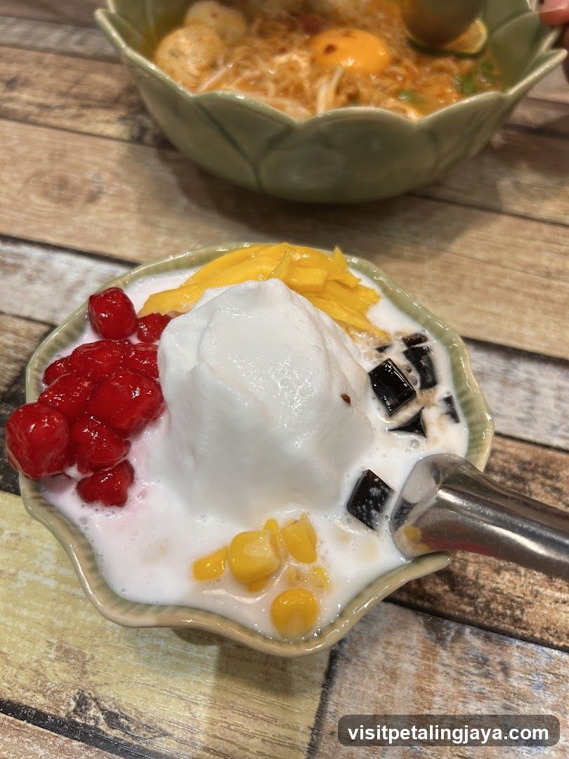 Dessert with Coconut Milk
