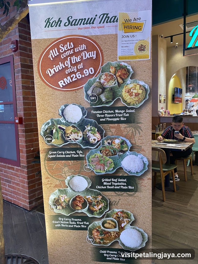 Koh Samui Thai Menu