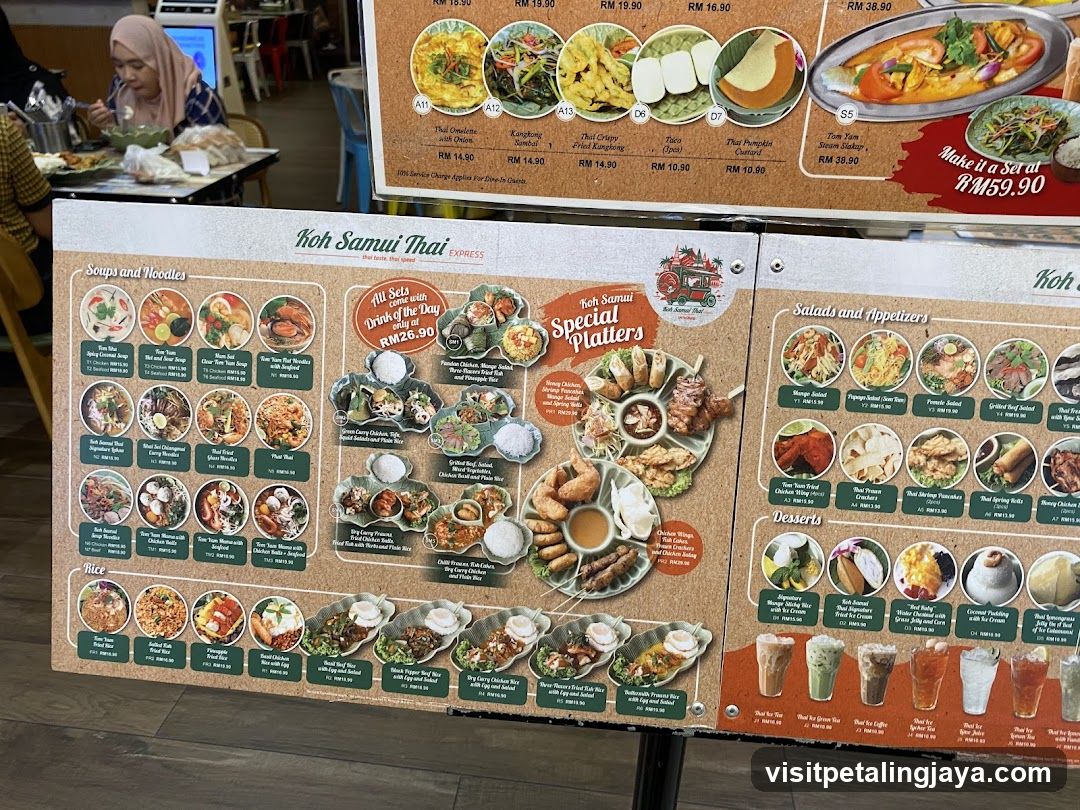 Koh Samui Thai Express Menu