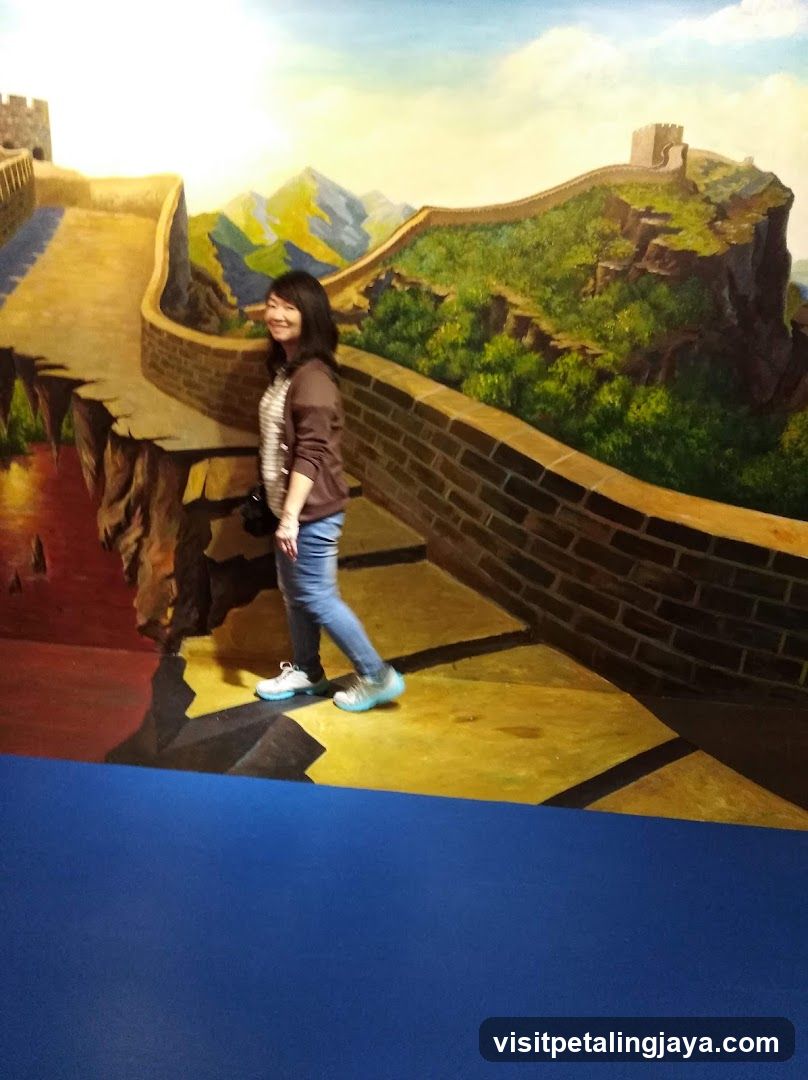 3D Mural of the Great Wall of China