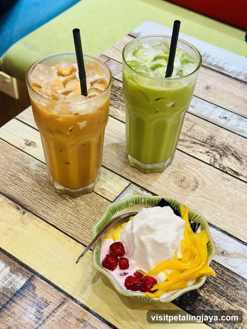 Iced Drinks and Dessert