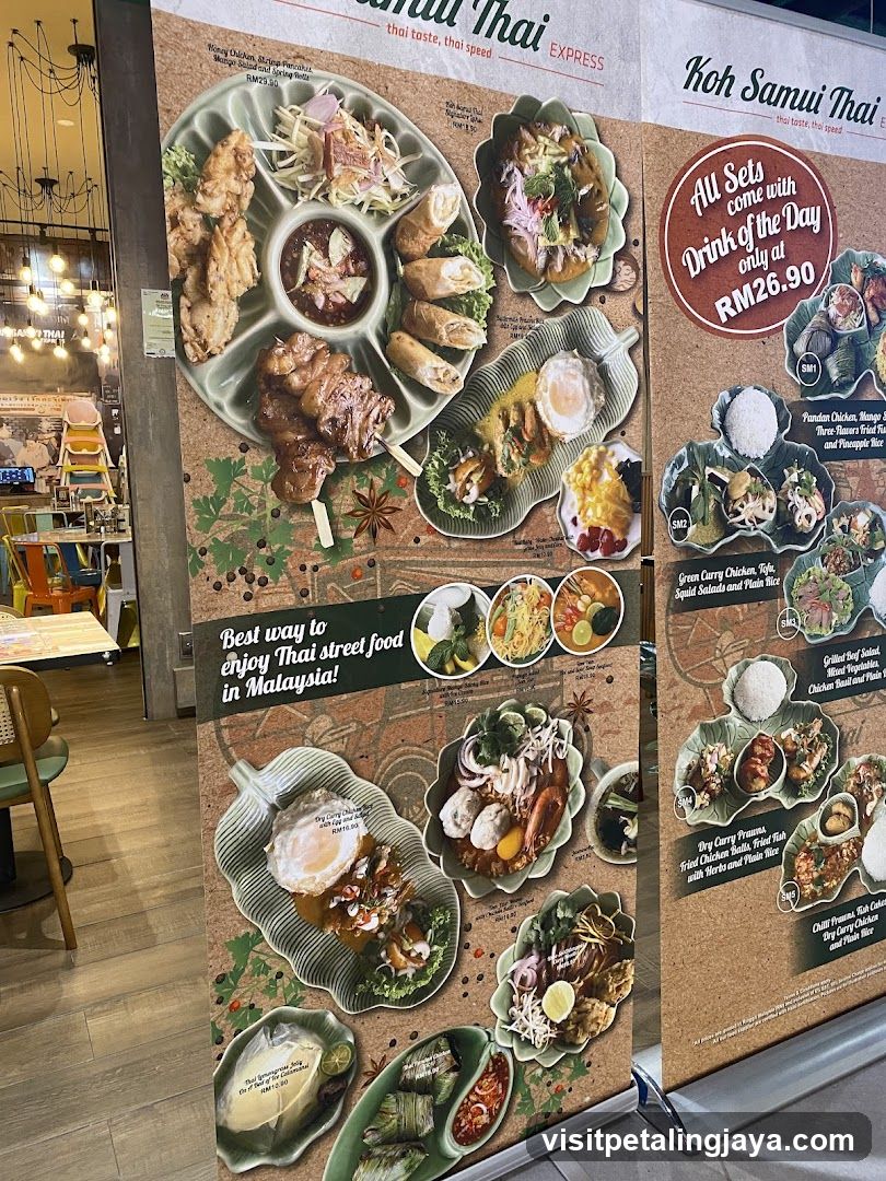 Thai Street Food Menu