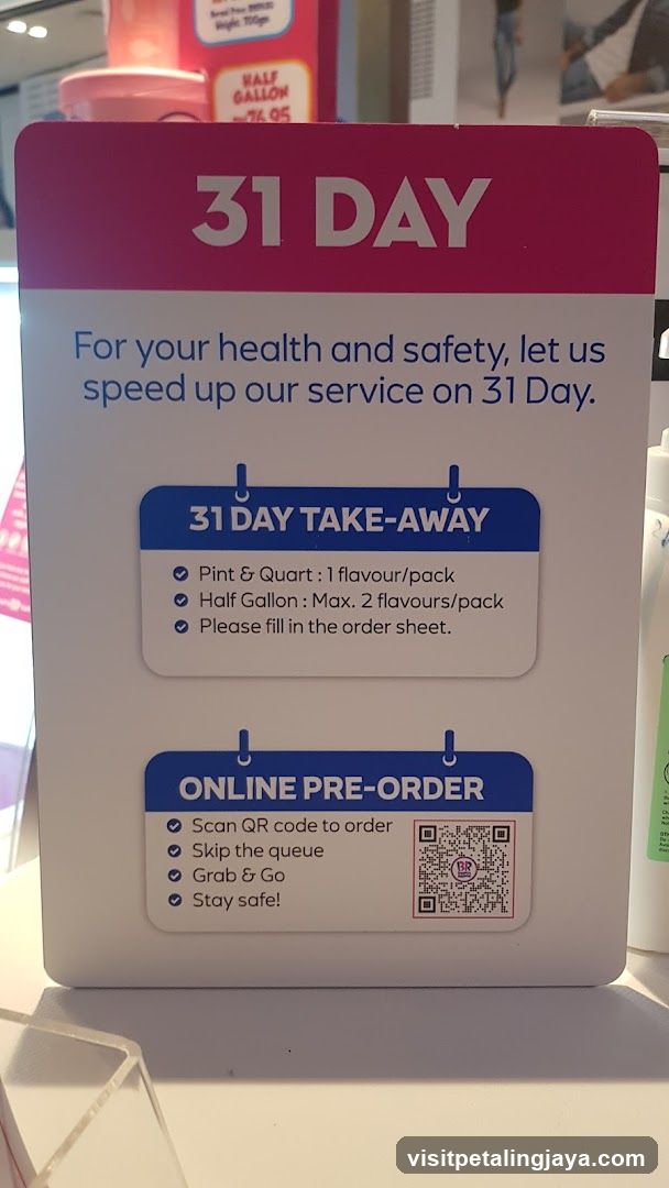 31 Day Take-Away and Online Pre-Order Information