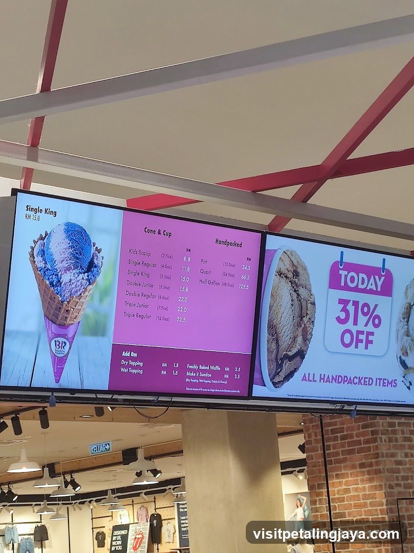 Ice Cream Menu and Promotion