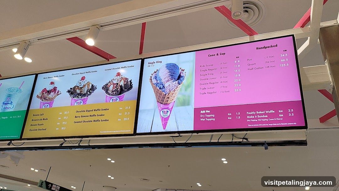BR Ice Cream Menu