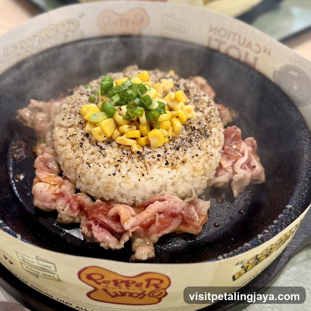 Sizzling Rice Dish