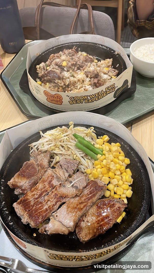 Sizzling Steak and Rice