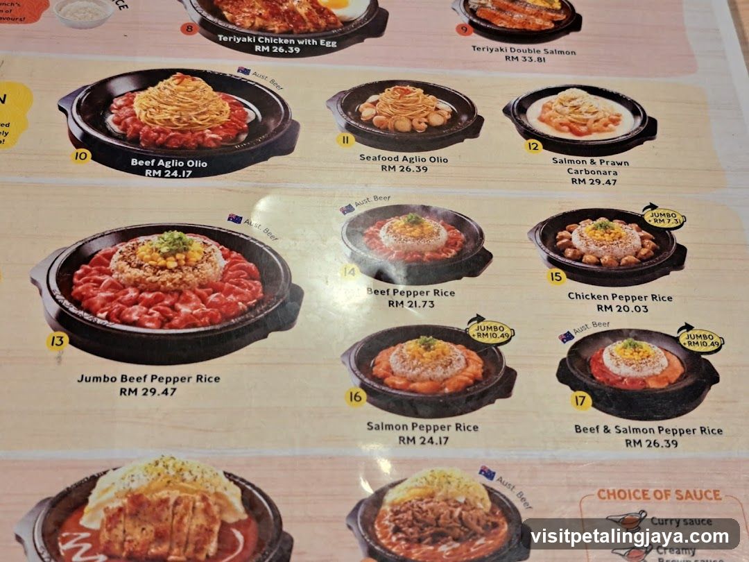 Menu Items