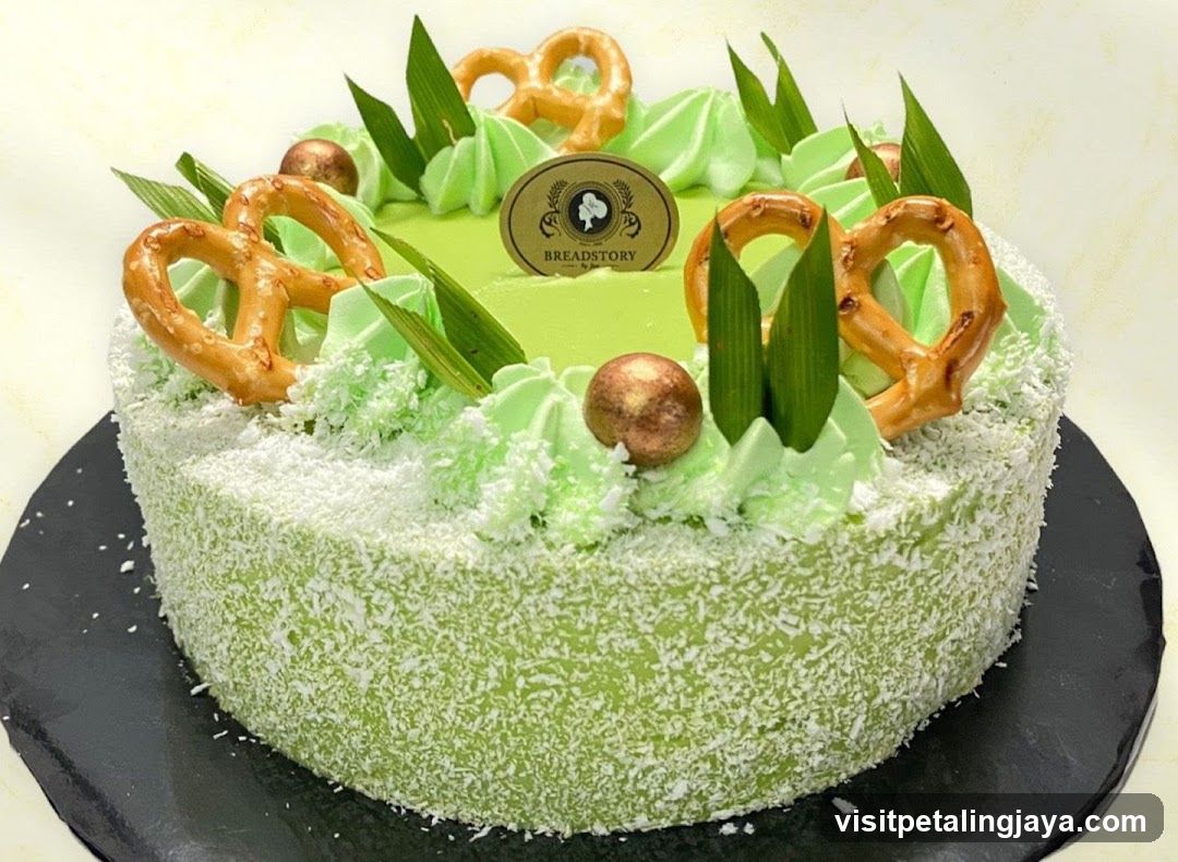 Matcha Pretzel Cake