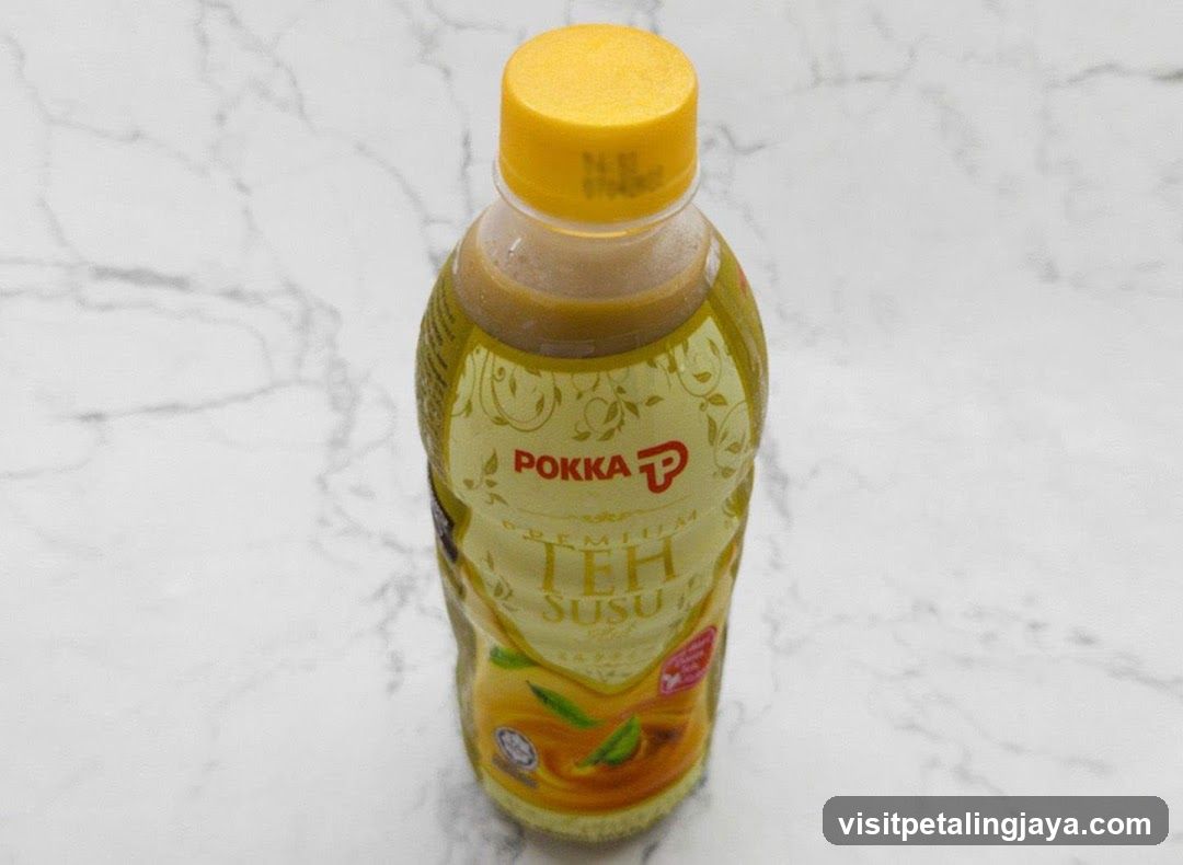 Pokka Teh Susu Bottle