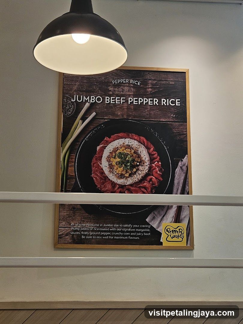Jumbo Beef Pepper Rice Advertisement