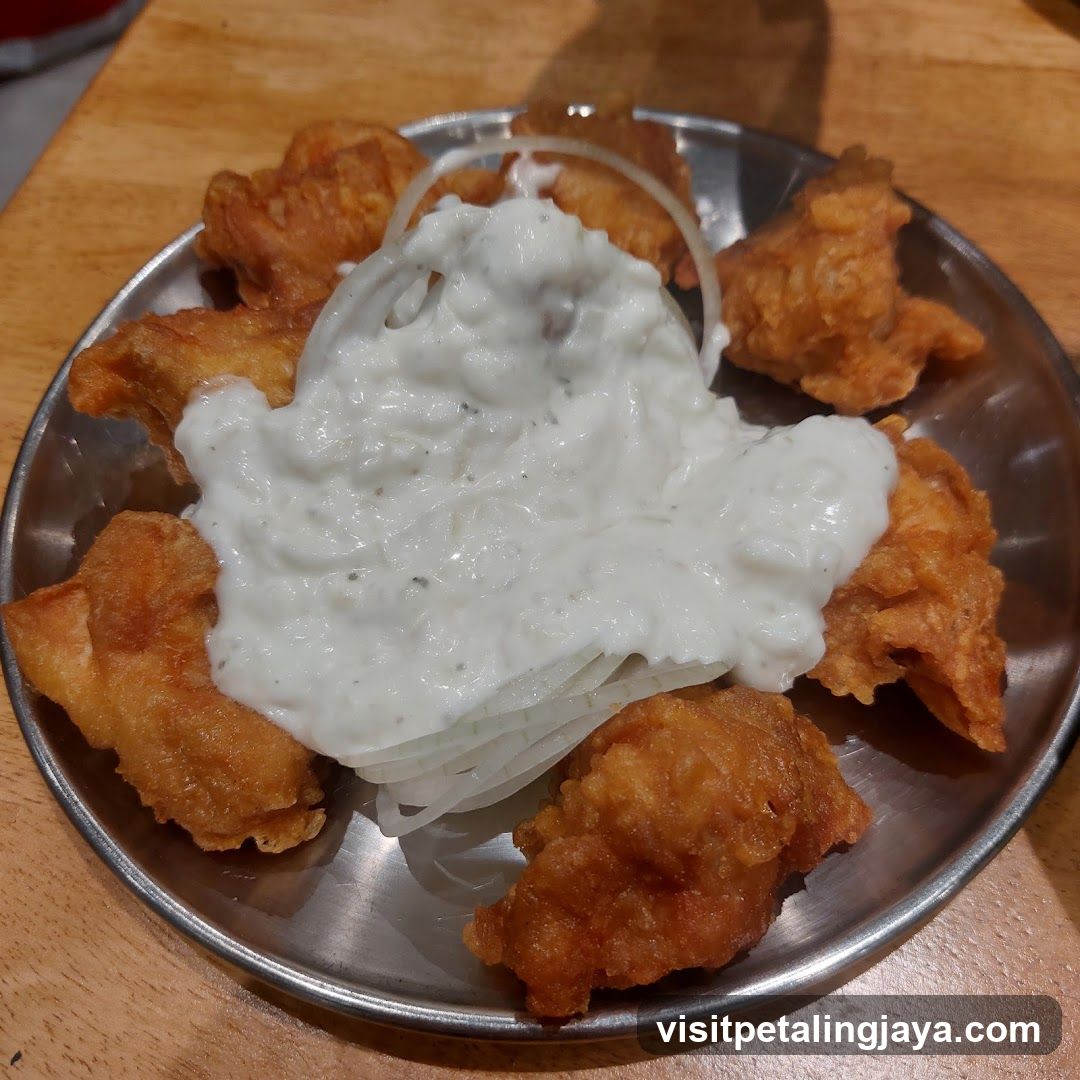 Fried Chicken with Sauce
