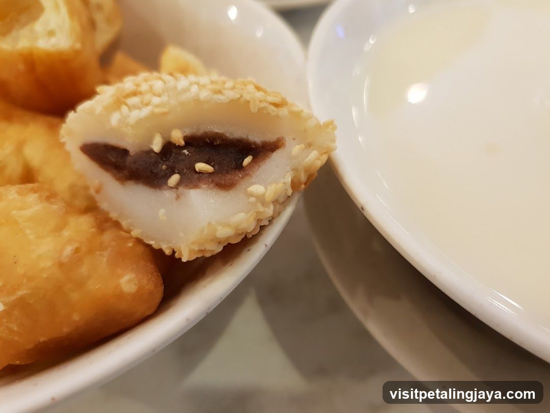 Sesame Ball with Red Bean Paste and Fried Dough