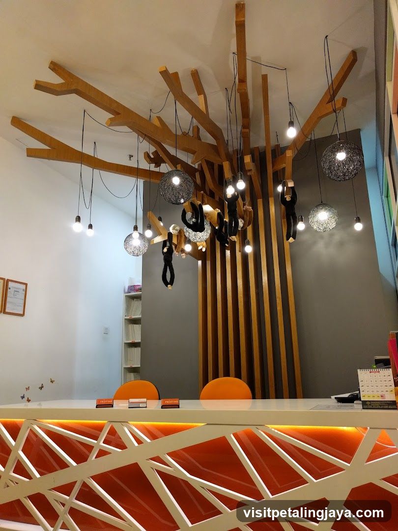Reception Area with Themed Decor
