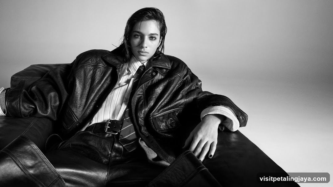 Fashion Portrait in Black and White