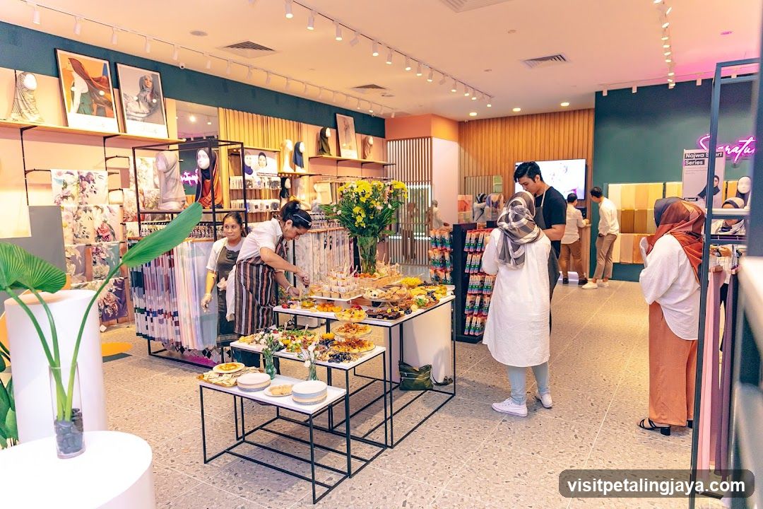 Store Interior with Food Display
