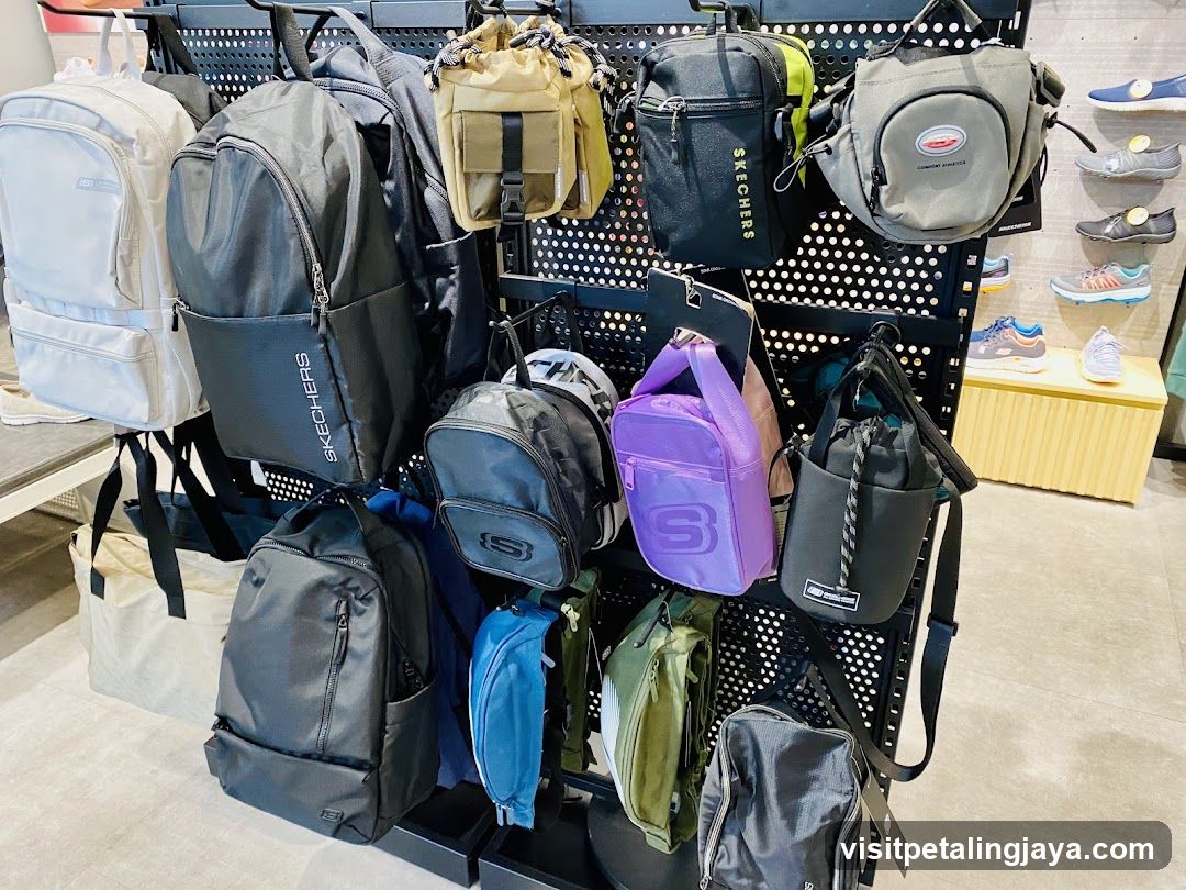 Skechers Backpacks and Bags Display