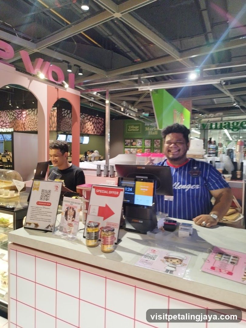 Staff at a Counter