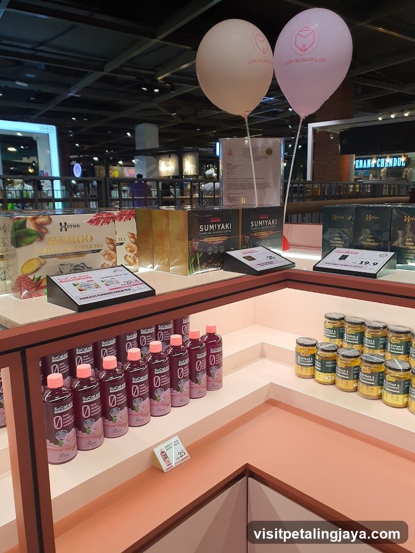 Low Sugar Products Display