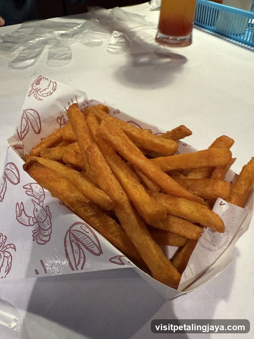Fries in a basket