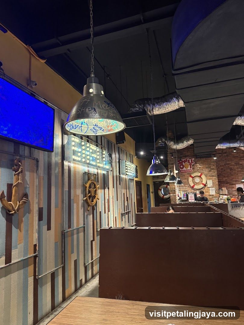 Nautical Themed Restaurant Interior