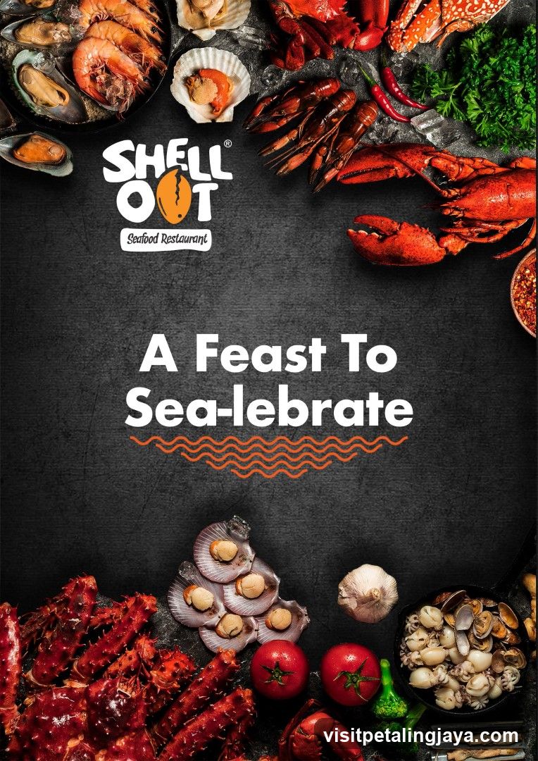 Shell Out Seafood Restaurant Flyer
