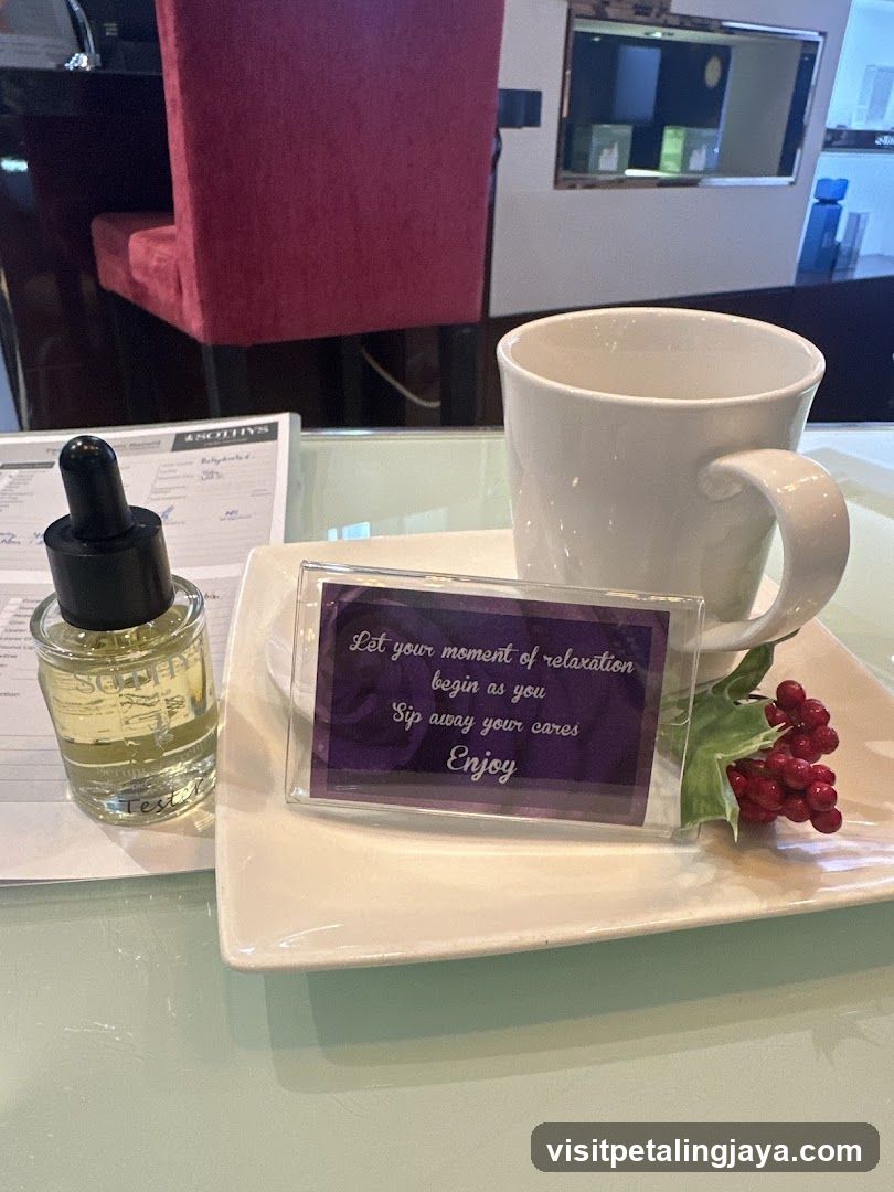Relaxation Amenities Display