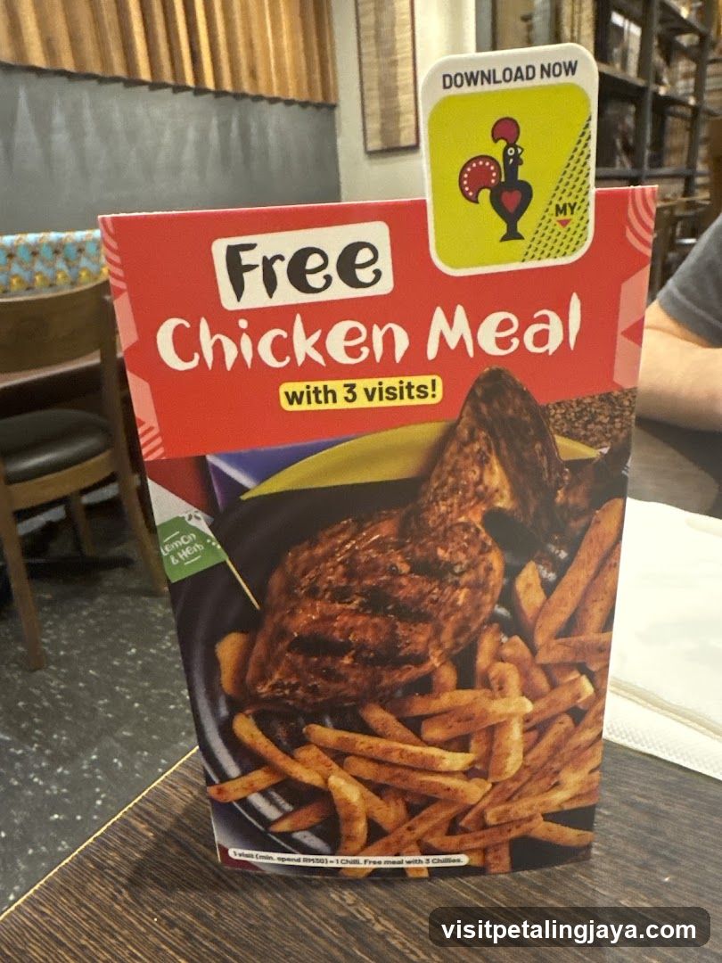 Free Chicken Meal Promotion Sign