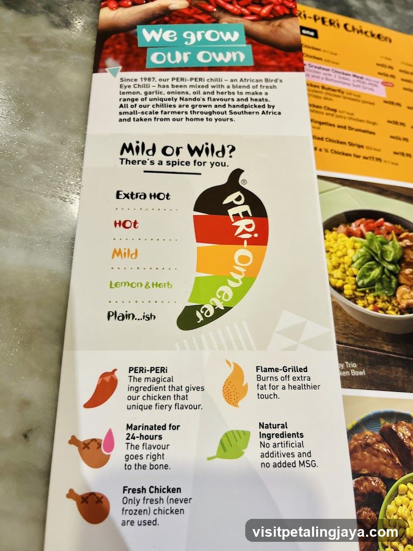 PERI-Peri Menu Section