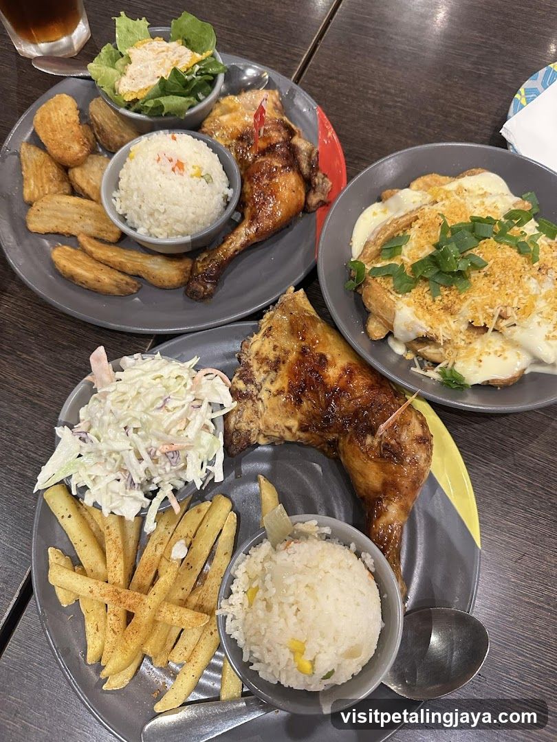 Food Plates on Table