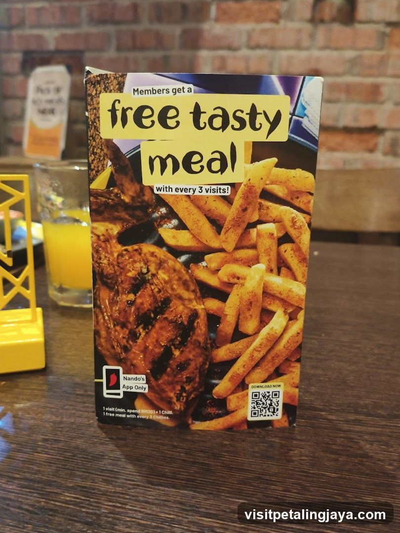 Nando's App Promo Standee