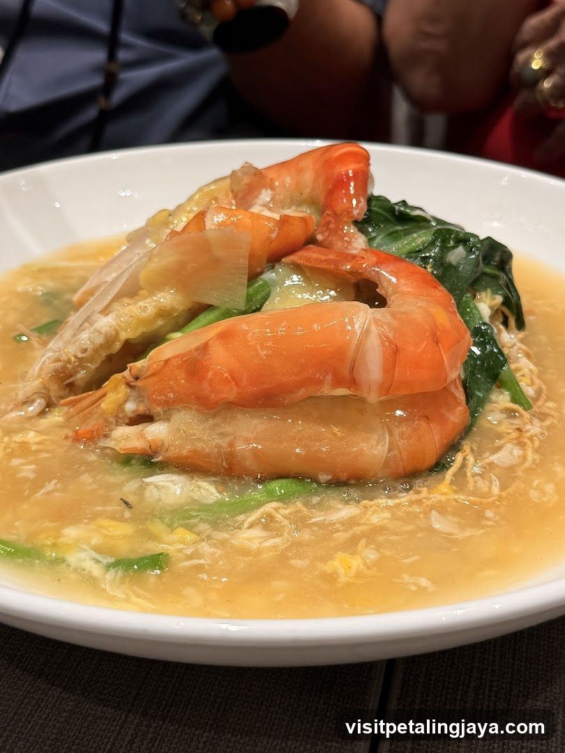 Shrimp Soup with Greens