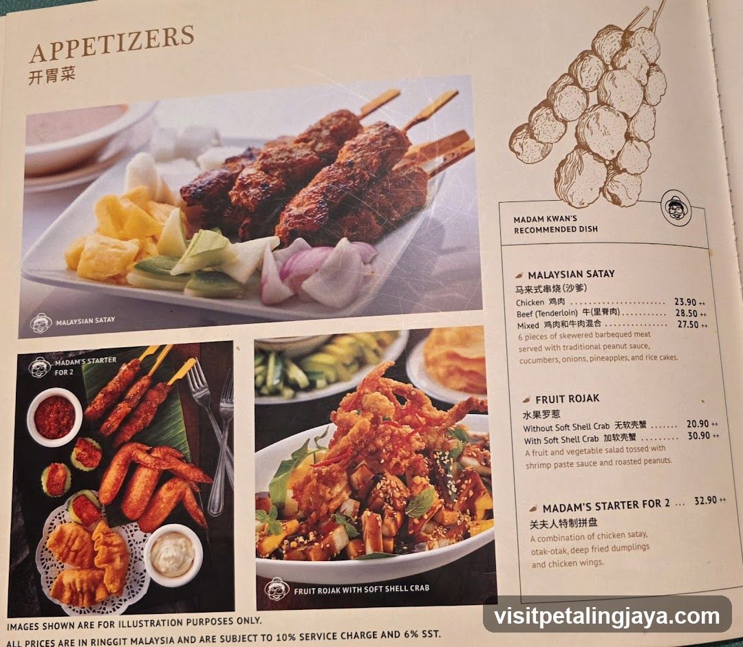 Appetizers Menu