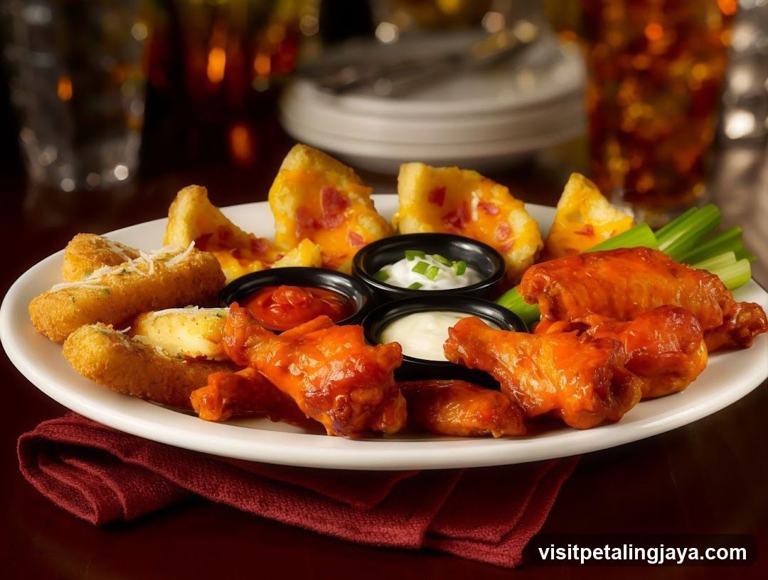 Buffet Platter with Wings and Cheese