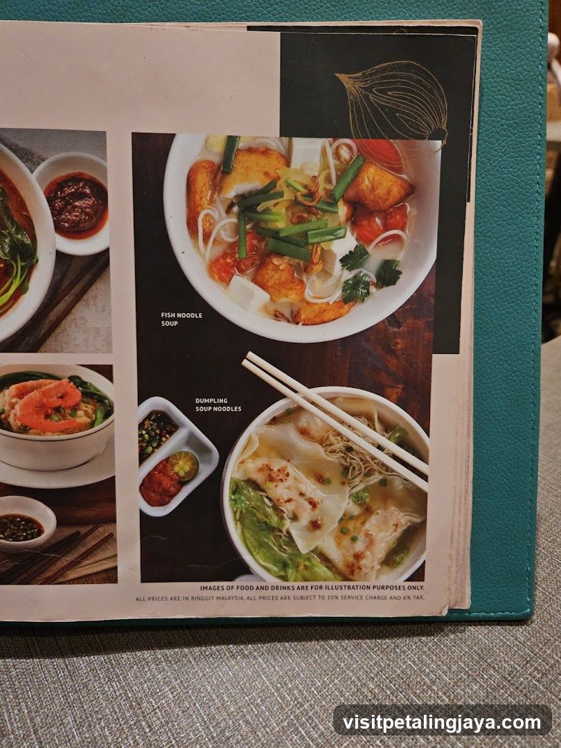 Food Menu Page