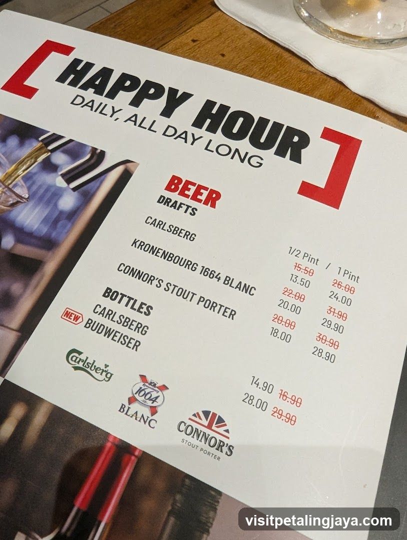 Happy Hour Menu