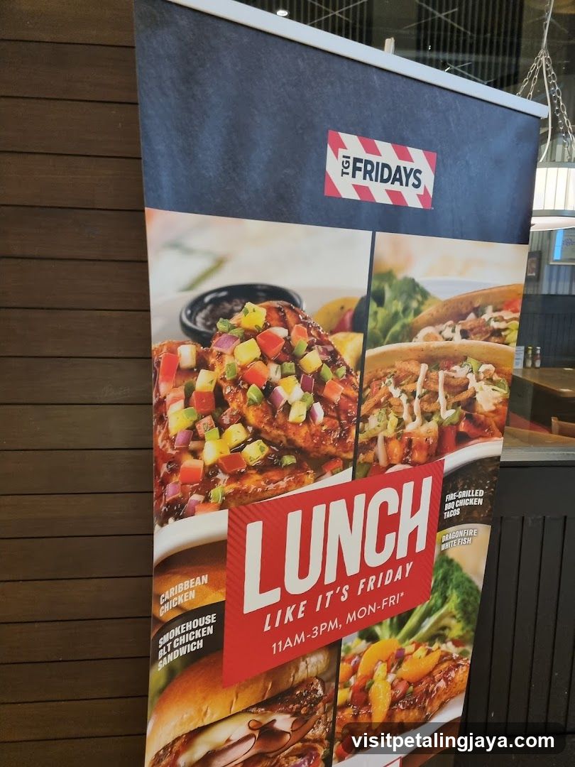 TGI Fridays Lunch Promotion Banner