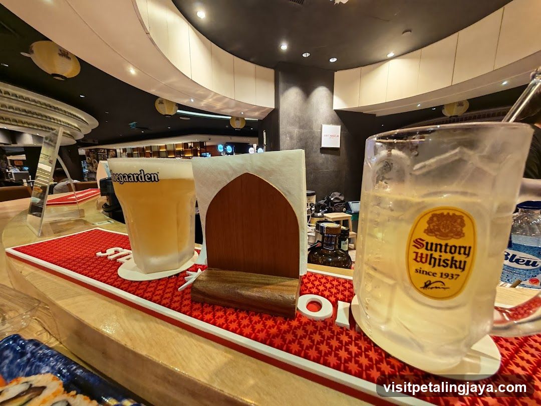 Bar Counter with Beverages