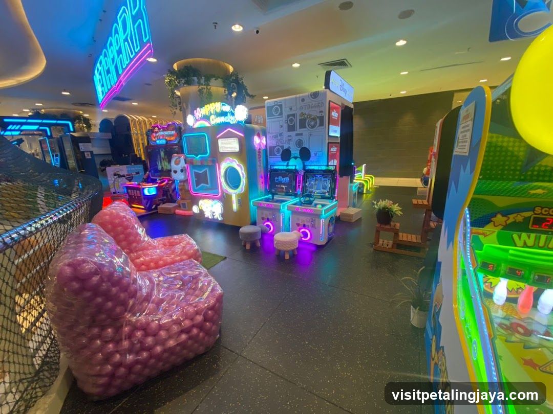 Arcade Interior with Decorative Furniture