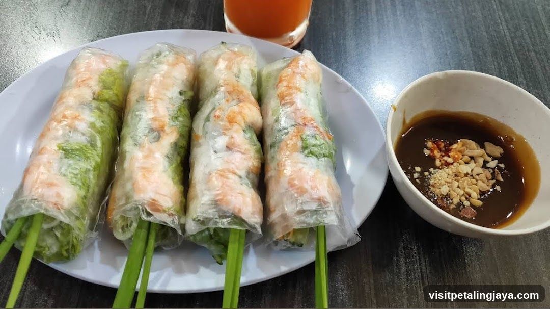 Spring Rolls with Dip