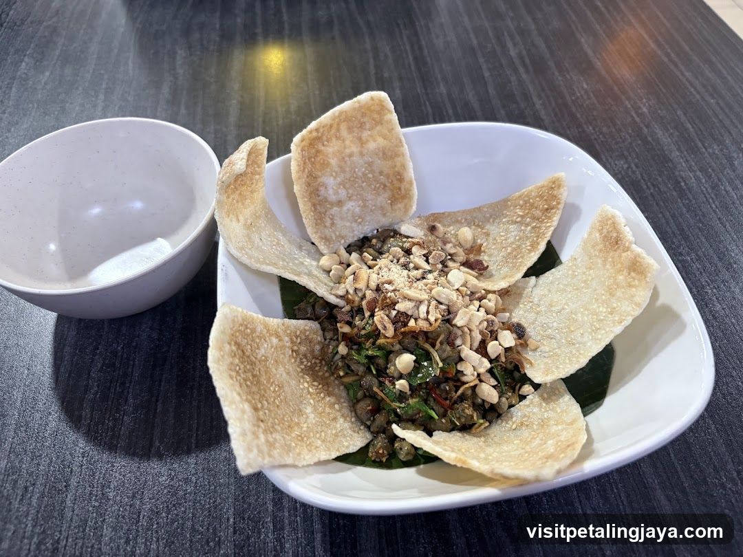 Thai Salad with Crispy Chips