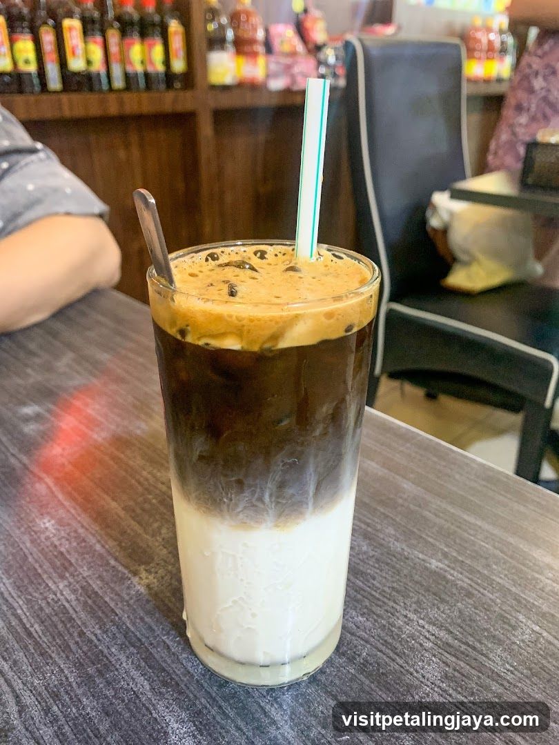 Iced Coffee with Layers