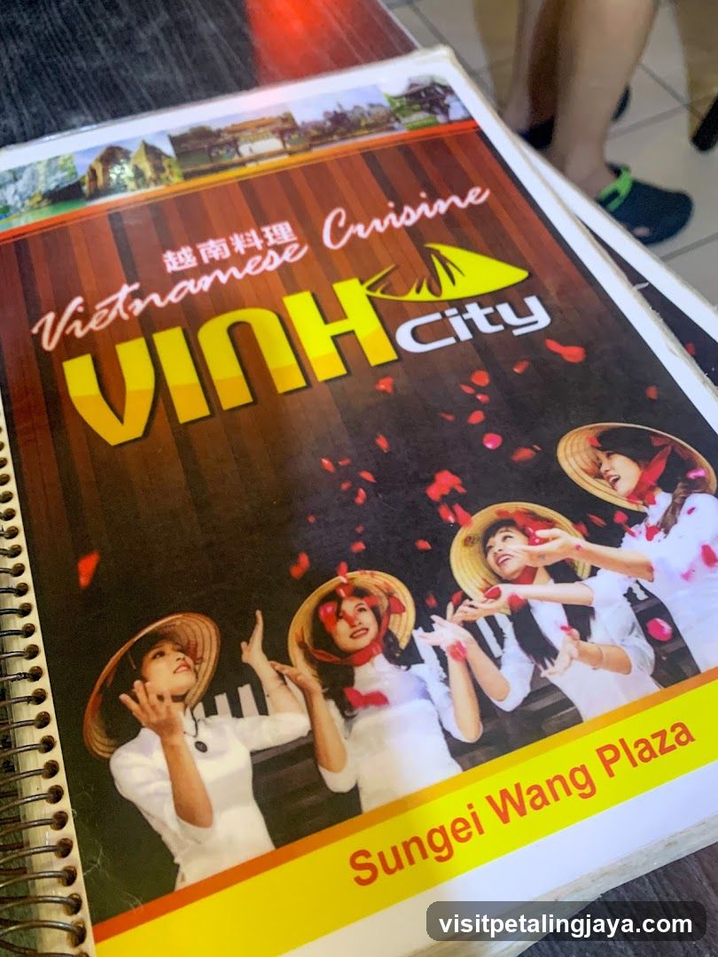 Vietnamese Cuisine Menu Cover