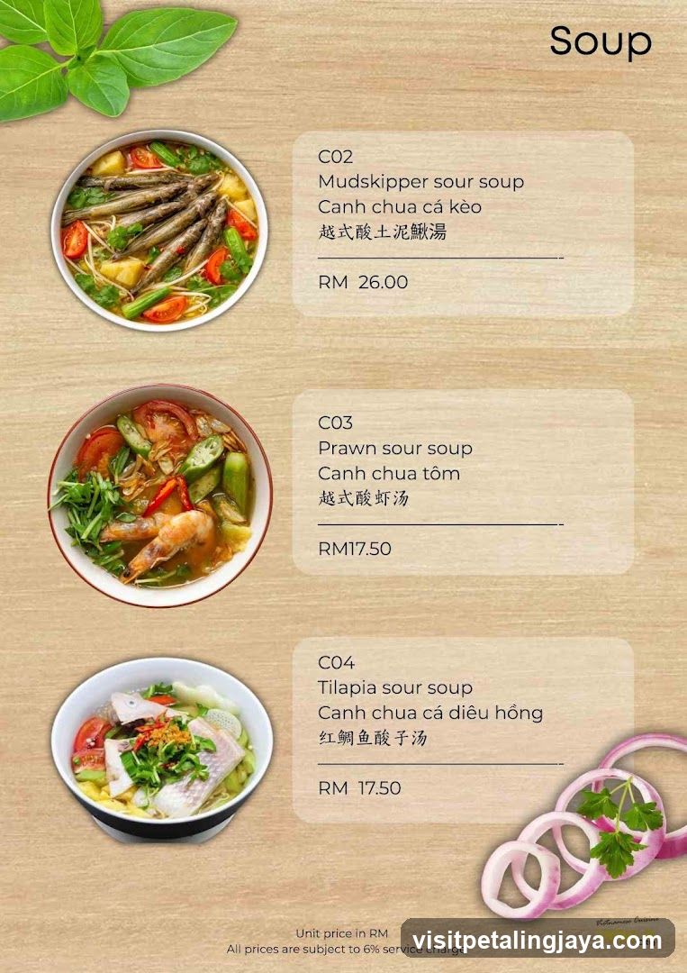 Soup Menu