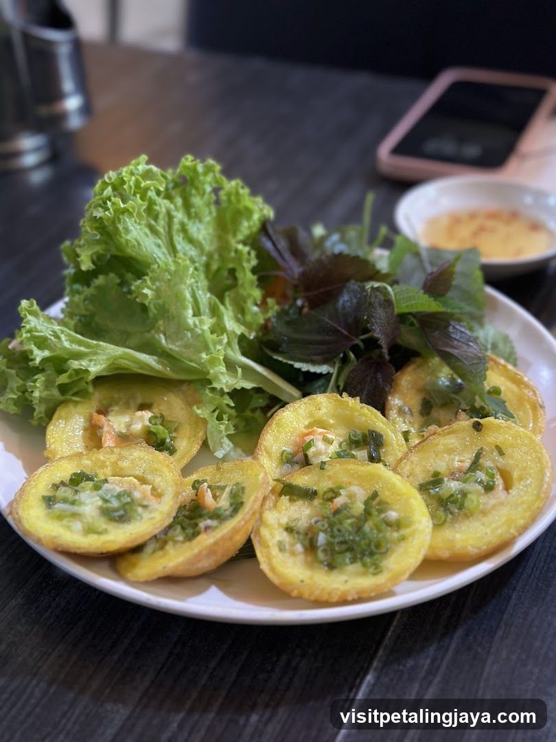 Fried Egg Slices with Greens