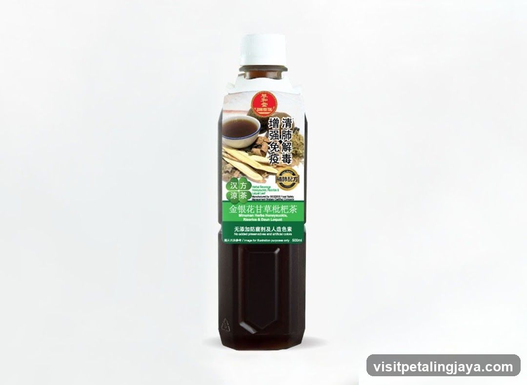 Herbal Beverage Bottle