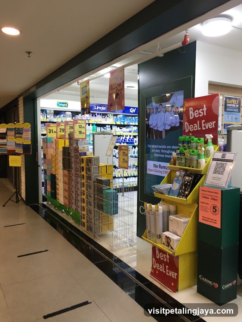 Pharmacy Store Interior Display