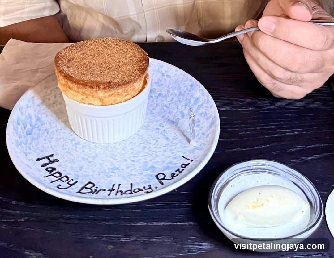 Birthday Souffle Dessert